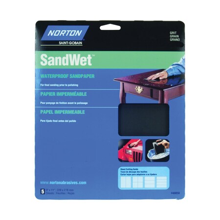 SANDPAPER WATRPRF600G, 5PK